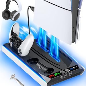 PS5 Stand RGB - Disc & Digital Slim - Zymerya